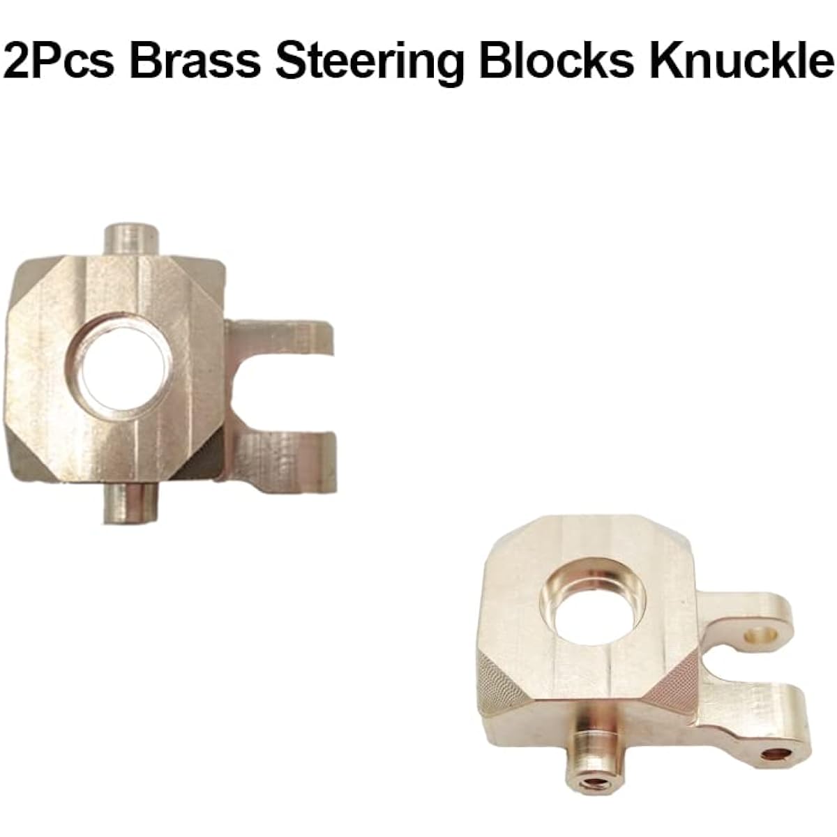 Brass Steering Block Knuckle 11g Counterweight 1/18 RC Crawler TRX4M Upgrade Parts