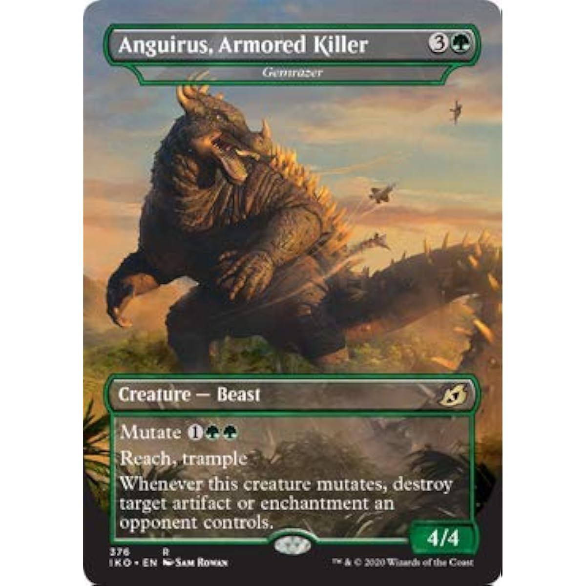 Magic: The Gathering - Anguirus, Armored Killer - Gemrazer - Ikoria: Behemoth's Rares