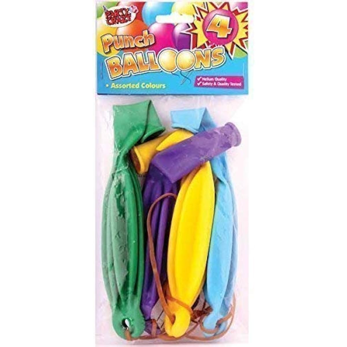 The Home Fusion Company 4 x Large Punch Balloon Kids Birthday Party Loot Bag Pinnata Filler Toys