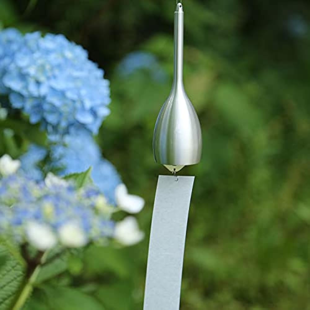 Nousaku Wind Chime - Slim - Silver 101012