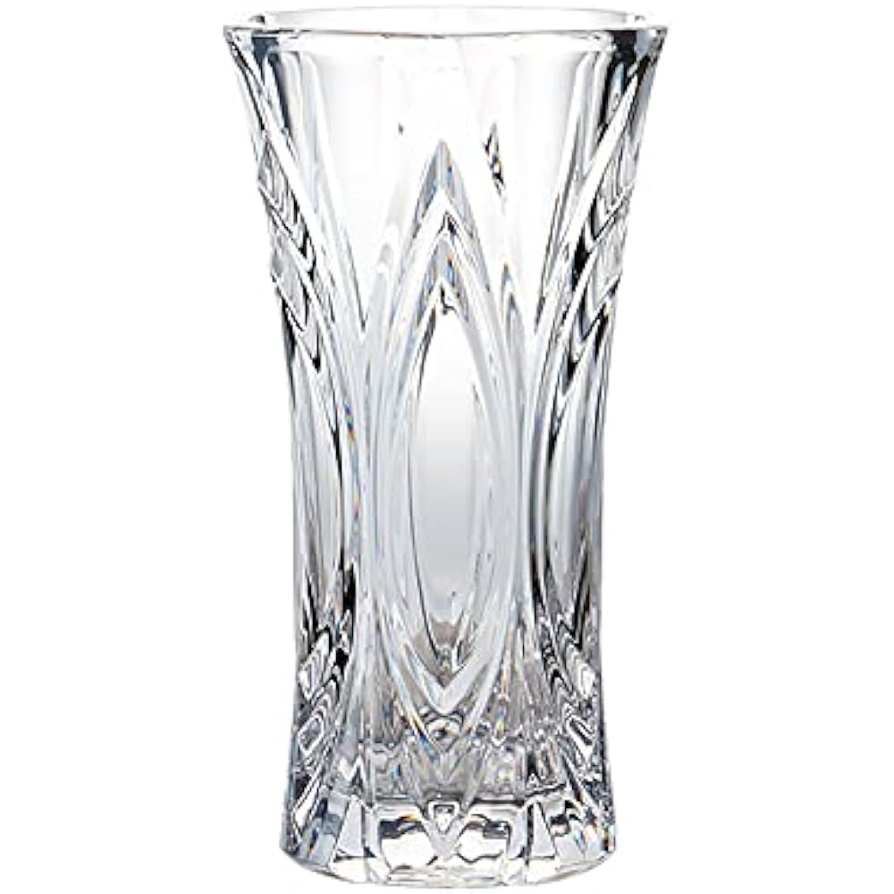 FOYER Unbreakable Vase Flower Base Polycarbonate Stylish Height 24 cm Width 14 cm Small 2300084