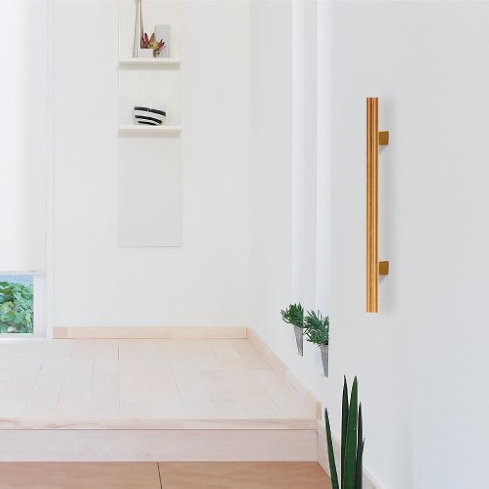 Inside and outside kiva I-type handrail chocolate 600mm CV-FC-506-KBB 1 piece