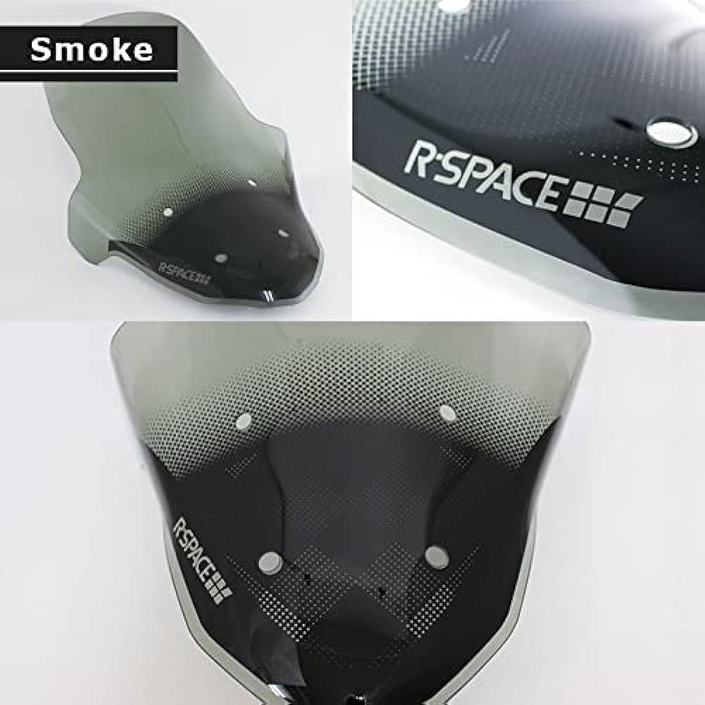 R-SPACE NMAX2021 Compatible Windshield (Clear/Smoke) Yamaha R Space YAMAHA CLEAR SMOKE Motorcycle Screen SEG6J Windshield, Smoke