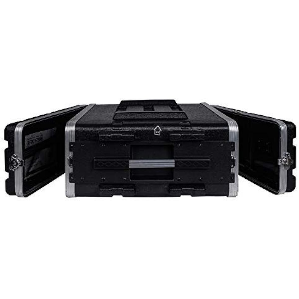 Sound Town Lightweight 4U PA DJ Rack/Road Case ABS Construction 19" Depth Heavy Duty Latch (STRC-A4U)