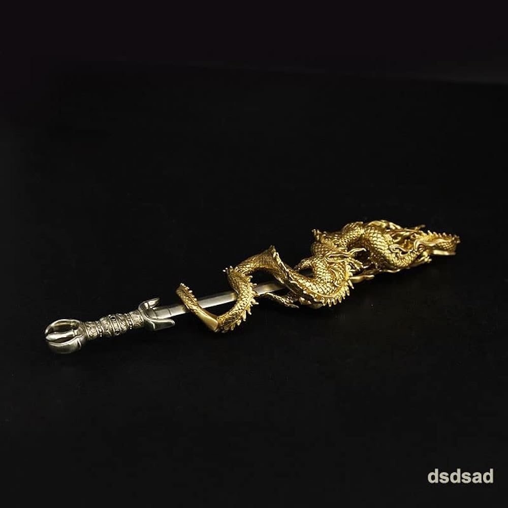 Treasure sword small Kurikara Ryuo Kurikara sword ◆Buddhist utensils used in Goma, esoteric Buddhism ritual utensils, temple Buddhist utensils, Goma utensils, Fudo Myoo, Riken, Shugendo (approx. 16.5cm in height)