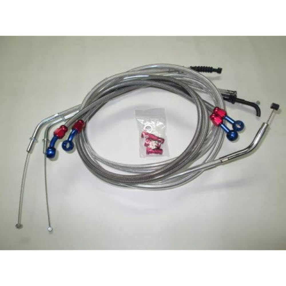 ALCANHANDS CB400SF/SB VTEC Spec-1/2/3 (NC39) 99Y~07Y Mesh wire/mesh brake hose set 200mm long JMA109-20