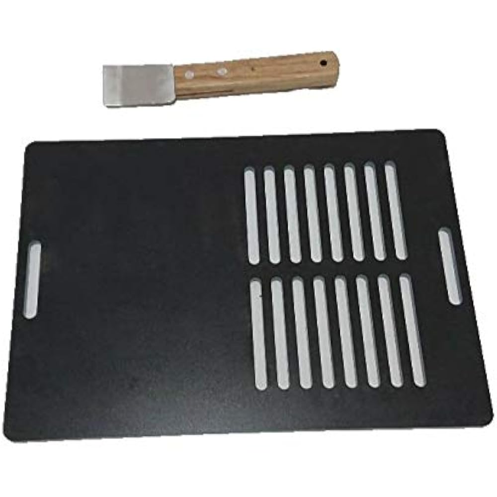 (183) Plate thickness 6.0mm 210×297 Extra-thick iron plate Half-hole type Compatible with Pico Grill 398 ㉒