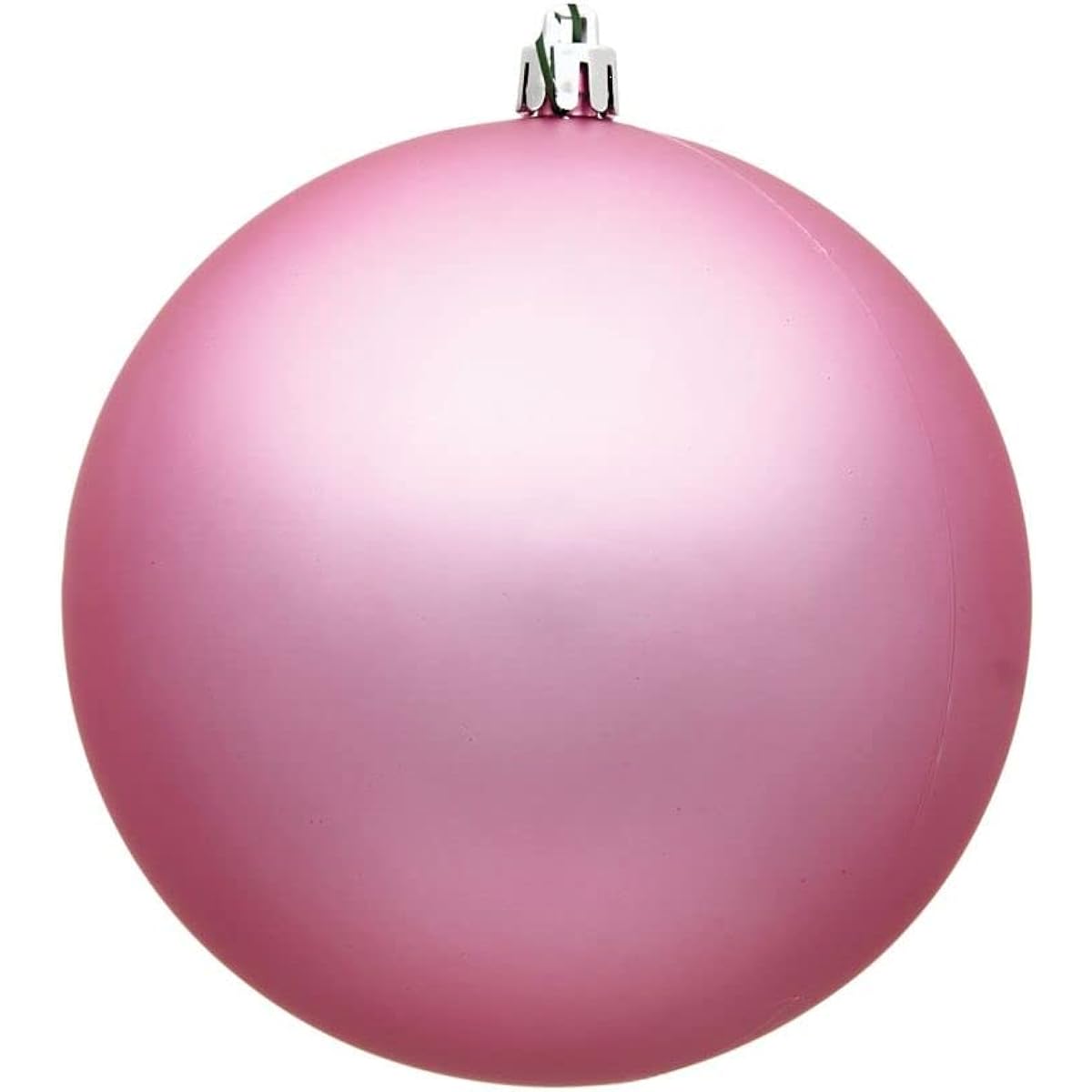 Vickerman 483640-4" Pink Matte Ball Christmas Tree Ornaments (Pack of 6) (N591079DMV)