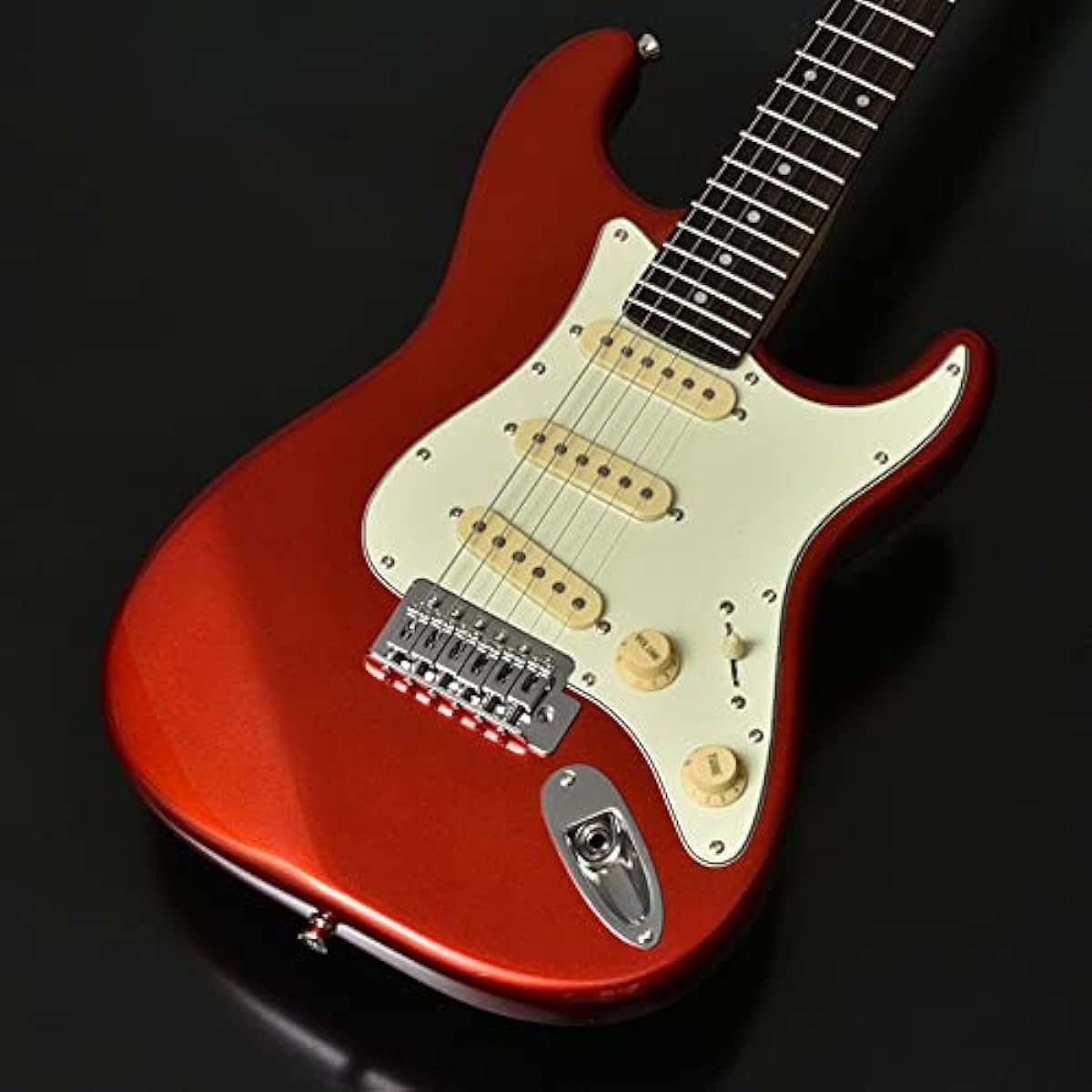 Bacchus SST-Mini CAR (Candy Apple Red) Electric Guitar Mini Size Stratocaster Type Bacchus