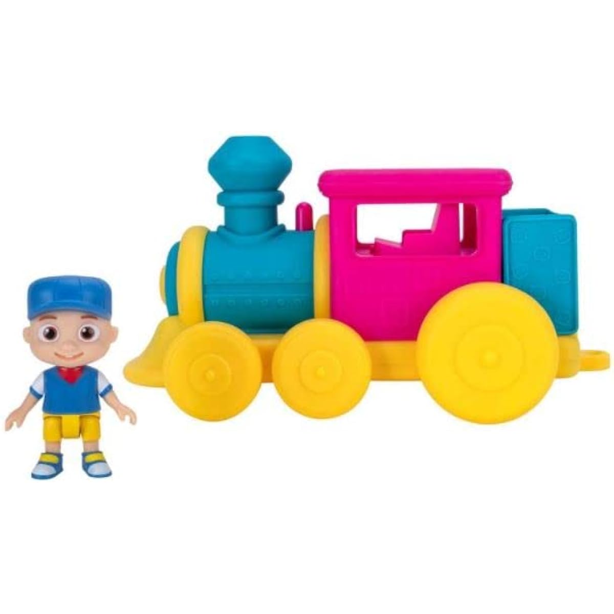 CoComelon Official Musical Vehicle Collection School Bus Family Fun Car Alphabet Train Musical Train Tractor Toys (Musical Train)