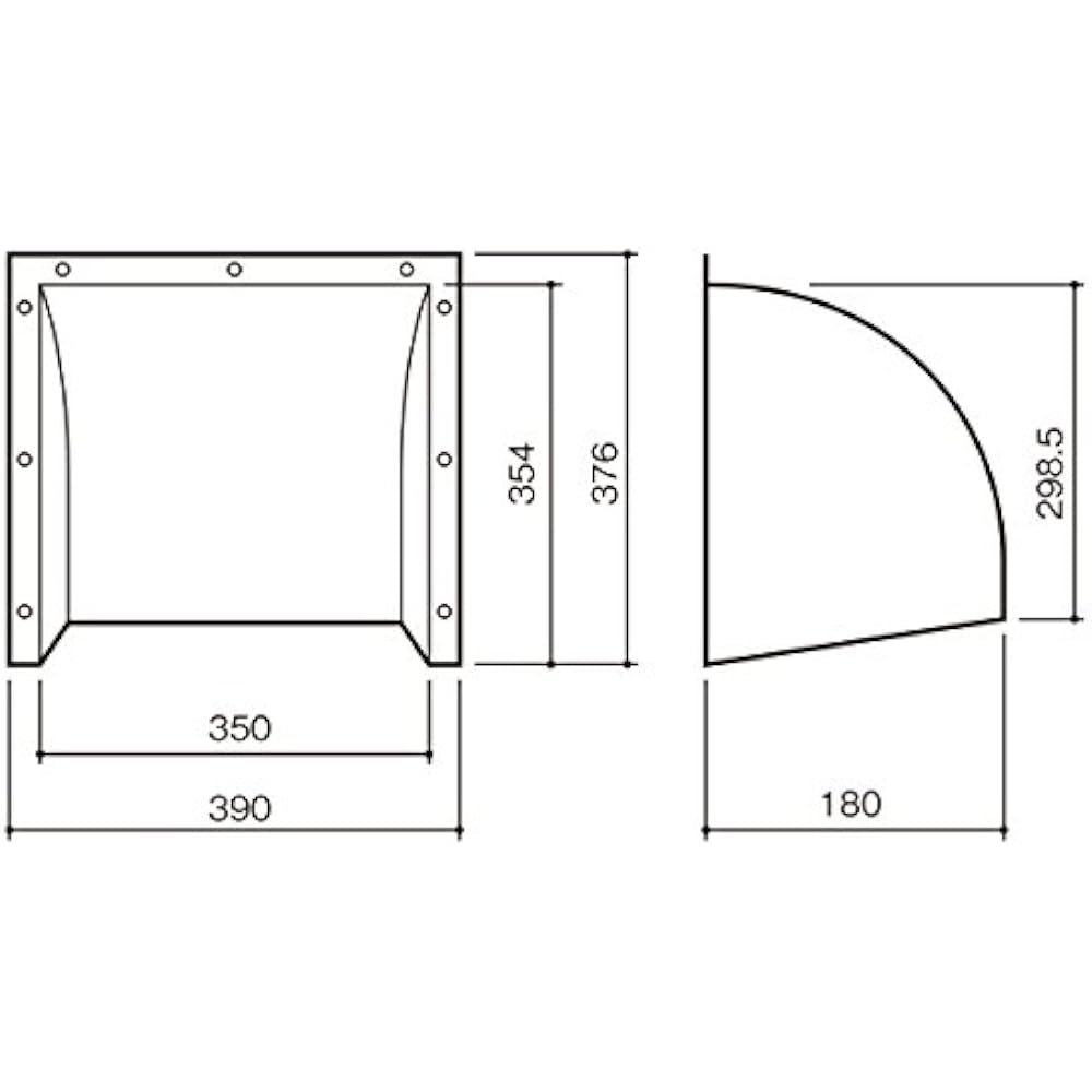 Sanuki Stainless Steel Ventilation Fan Cover for 300 Square KS-65305