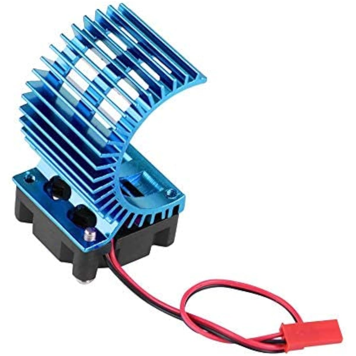 Tbest Motor Heatsink RC Car 540/550 Motor Heatsink with Cooling Fan Compatible with 1/10 Scale Electric RC Model Car