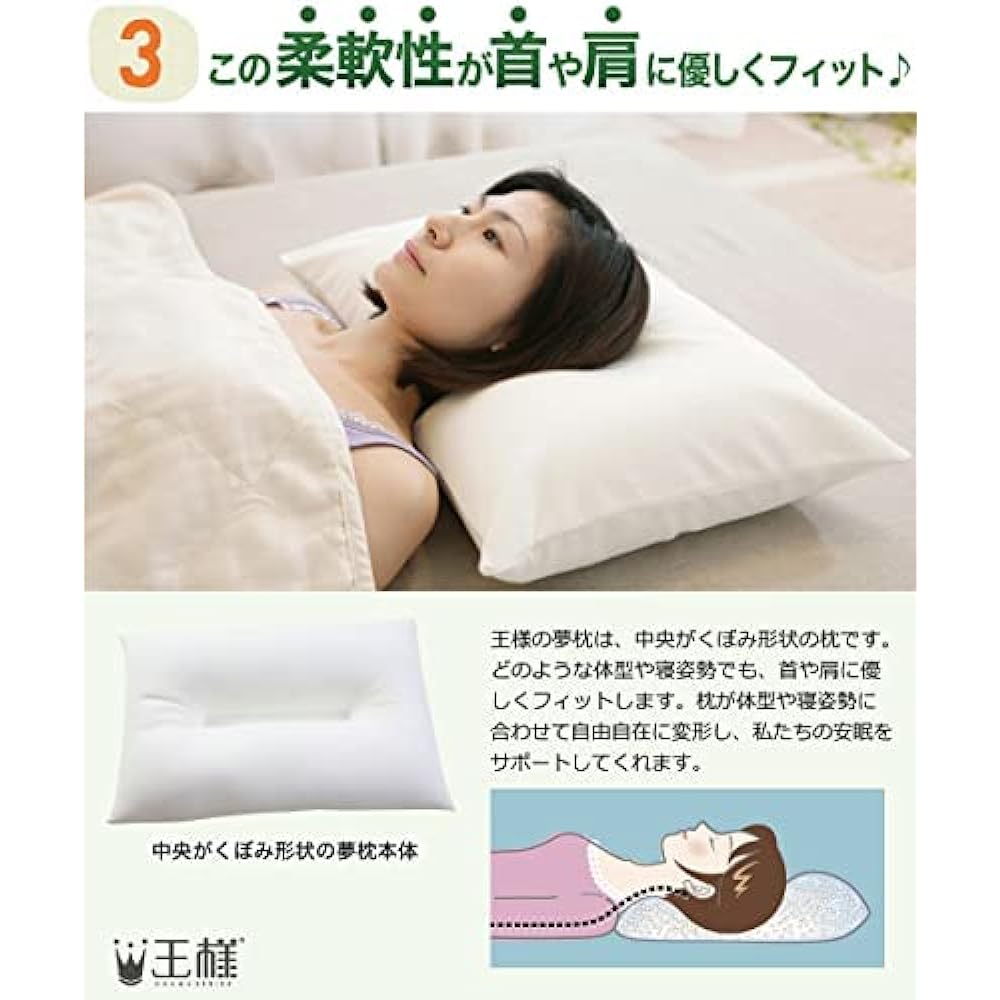 King's dream pillow blue