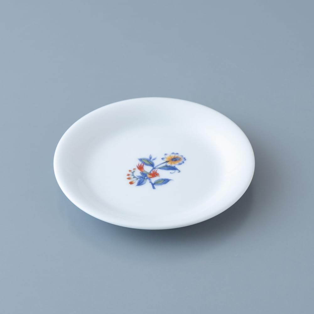 NARUMI Dinnerware Set, Blue Flower Pattern, For 2 People, 8 Pieces, Cute Chinese Set, Microwave Warming, Dishwasher Safe, Made in Japan, Gift Box Included 41793-33553
