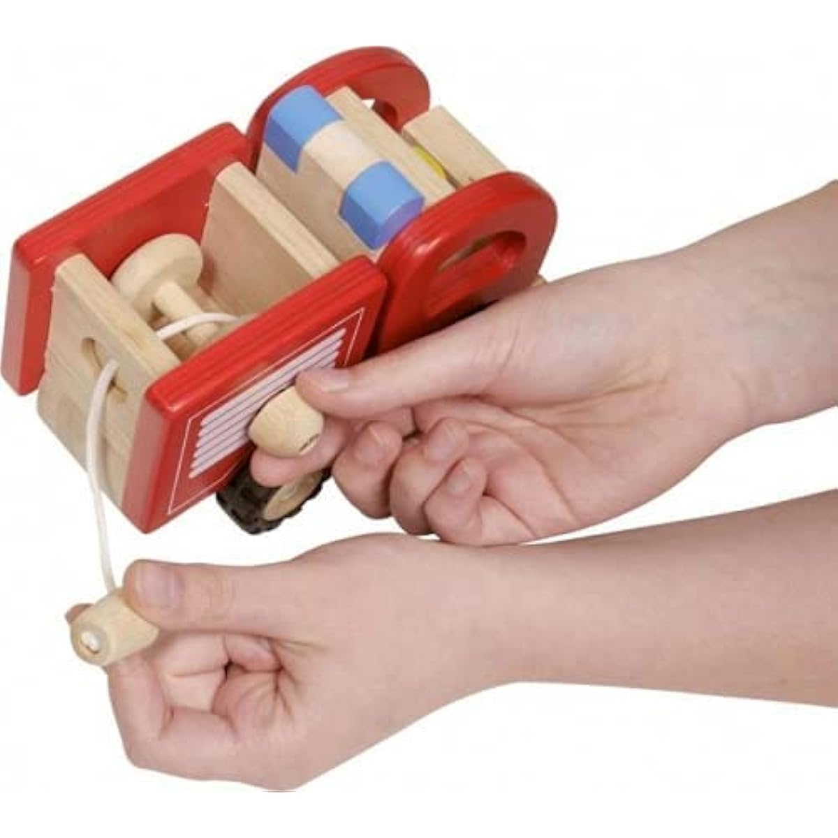 Fire brigade: 16.7 x 9.1 x 10.5 cm, wood, per piece