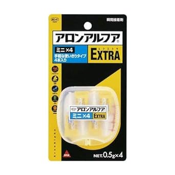 Bond Aron Alpha EXTRA Mini x 4 0.5g x 4 #04611 10 packs
