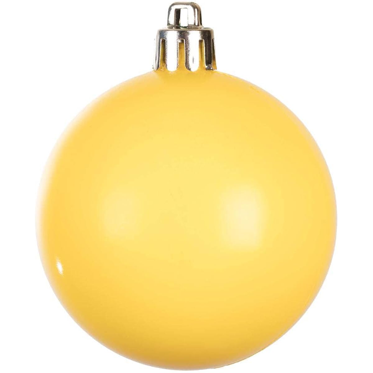 Vickerman 62255-3" Yellow Shiny Ball Christmas Tree Ornaments (12 Pack) (N590878DSV)