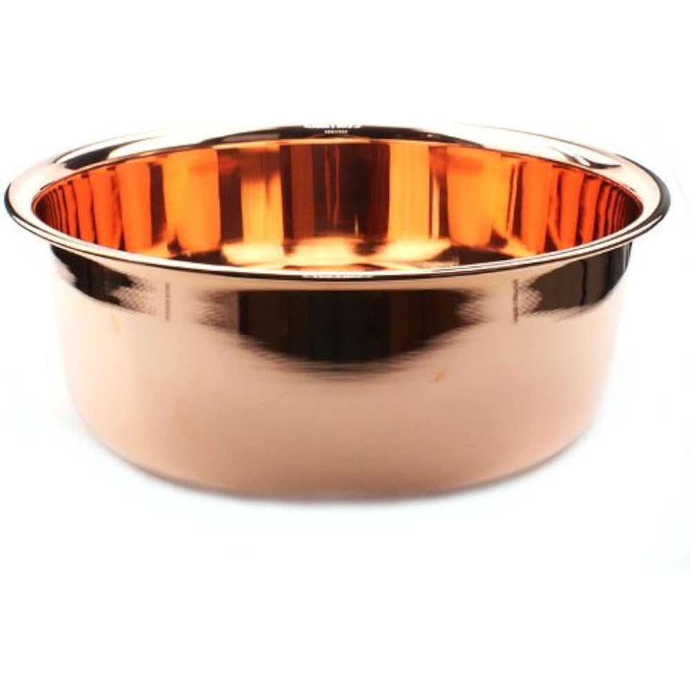 Shin Kong Metal Washing Bucket Plain Copper 30cm Pure Copper S-9360S