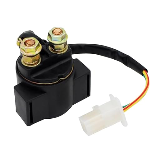 Motor Relay Yamaha BW200 BW350 FJ600 SR185 SR 250 SRX 250 TT225 TTR 225 TTR250 TRX250 TW200 Motorcycle Starter Relay (Color : 2 pcs)