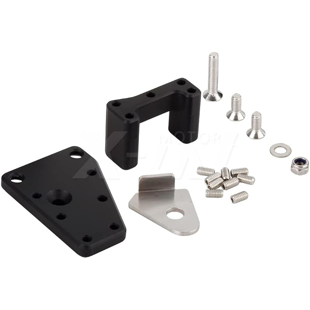 KYN Suzuki DR 650 1996~2017 2018 2019 2020 2021 DR650 DR650SE DR 650 SE Motorcycle Dual Control Brake Lever Enlarger and Riser (Black)