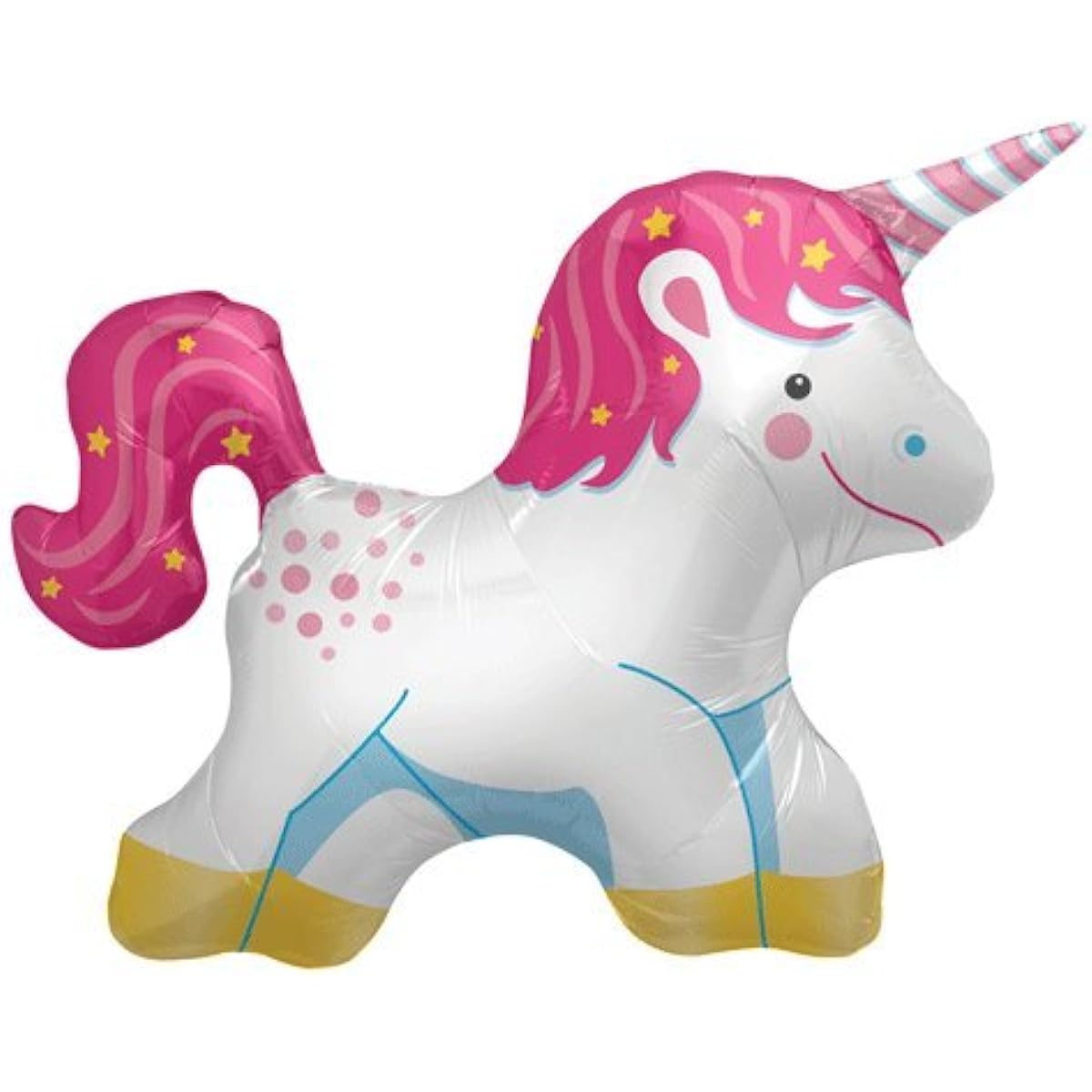 Unicorn Balloons Whimsical Pastel Unicorn Mylar Balloons 36 Inch
