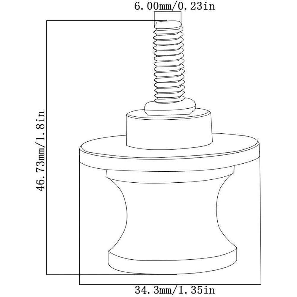Swing Arm Spool Stand Screw Slider Motorcycle 6MM CNC Swing Arm Spool Stand Screw Slider For YA-MA-HA YZF-R6 YZFR6 YZF R6 2000 2001 2002 2003 2004 2005 2006-2021 (Color: Silver)