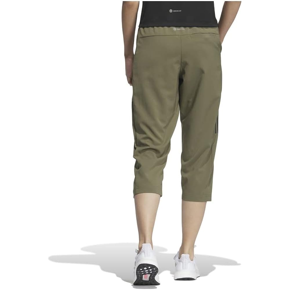 Adidas BUJ86 Women's Long Pants, Seasonal Sportswear, Regular Fit, Light Woven, Double Weave, 7/8 Length Pants