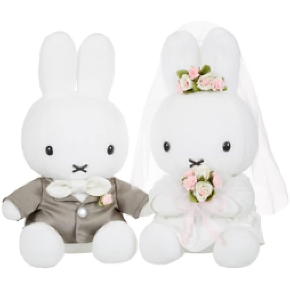 Sekiguchi Miffy Wedding Doll Western Clothing Stuffed Toy Set Wedding Anniversary