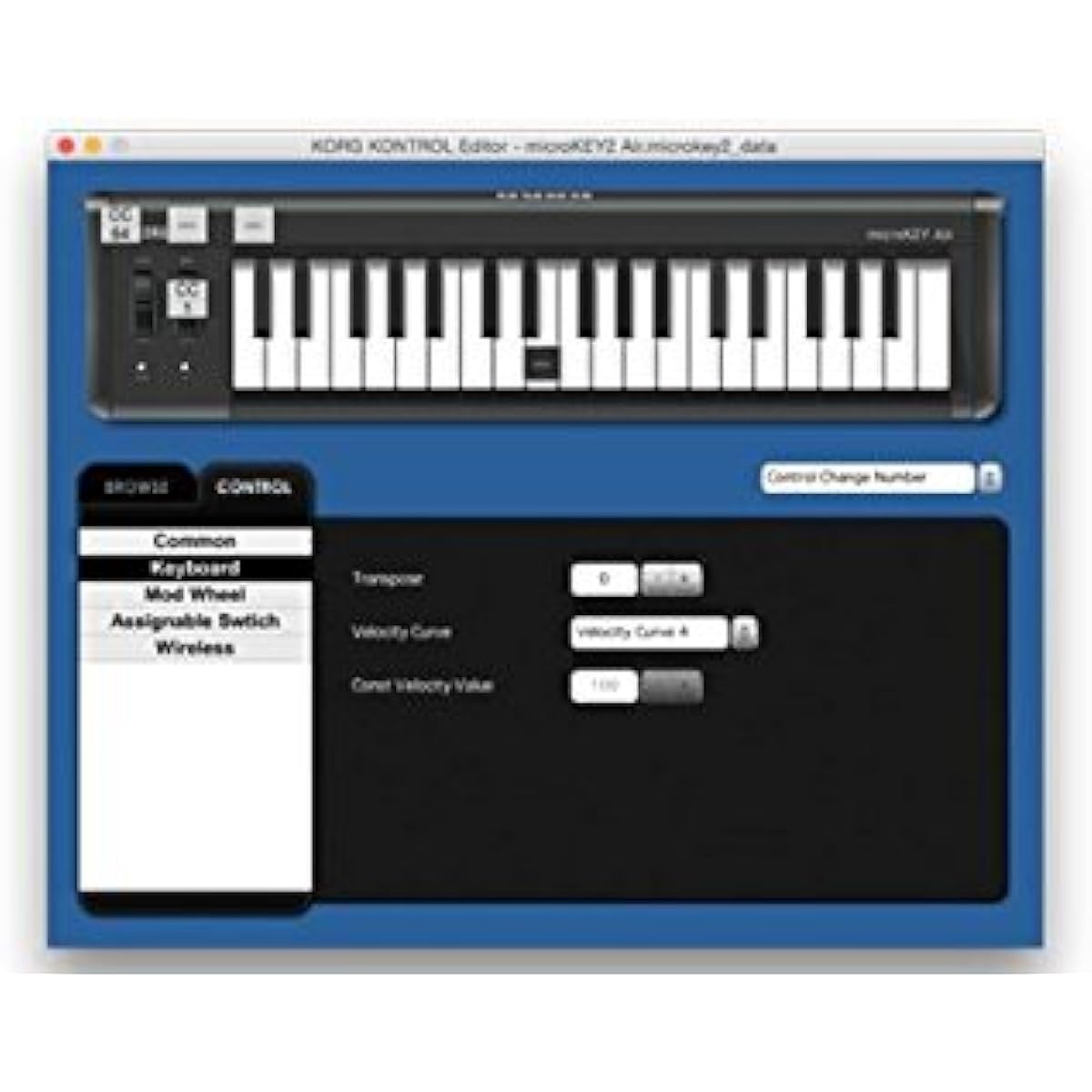 KORG MIDI Keyboard MICROKEY2-61 AIR
