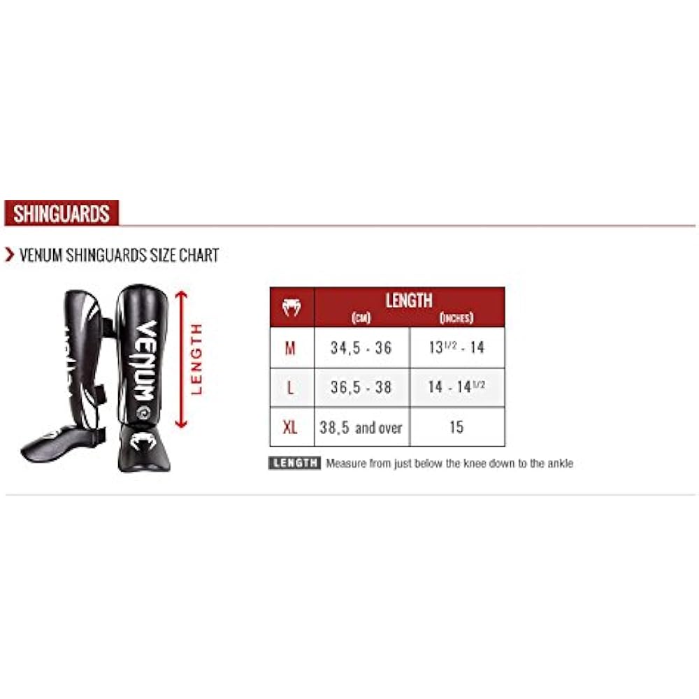 Venum Elite Stand Up Shin Guard X-Large