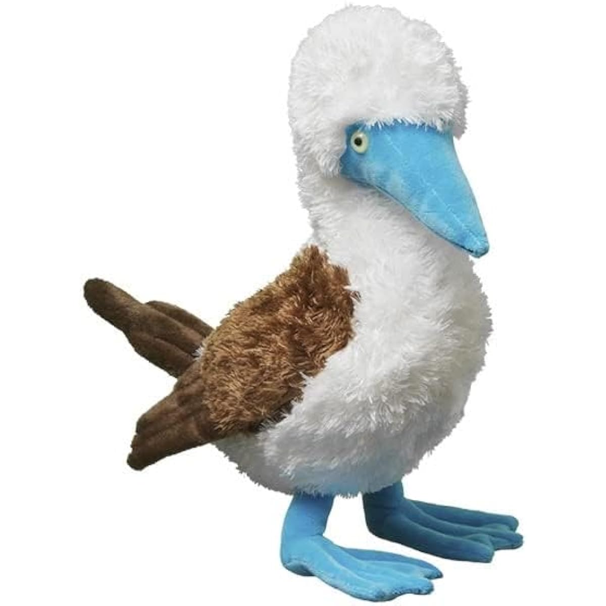 Little Heart Simulation Blue Footed Booby Plush Toy 10.65 Inch Super Soft Cute Blue Footed Booby Stuffed Animal Fun Kids Gift Home Decor