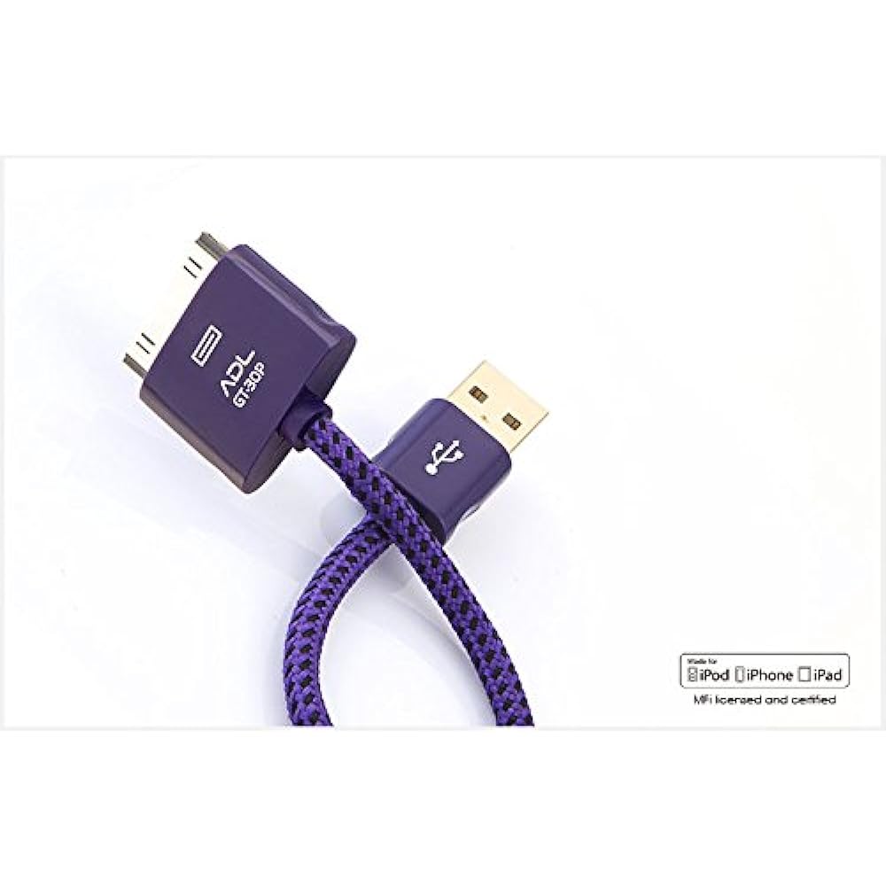 FURUTECH ADL Audio Grade i-Device Cable USB⇔30pin Dock 0.1m 1pc ID30PA0.10