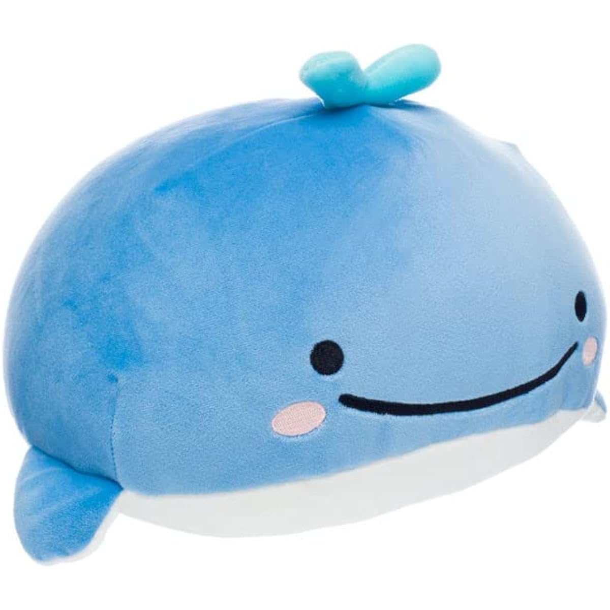 AQI Shinbei Whale Plush Toy Grey Whale with Shell 12" Plush Toy