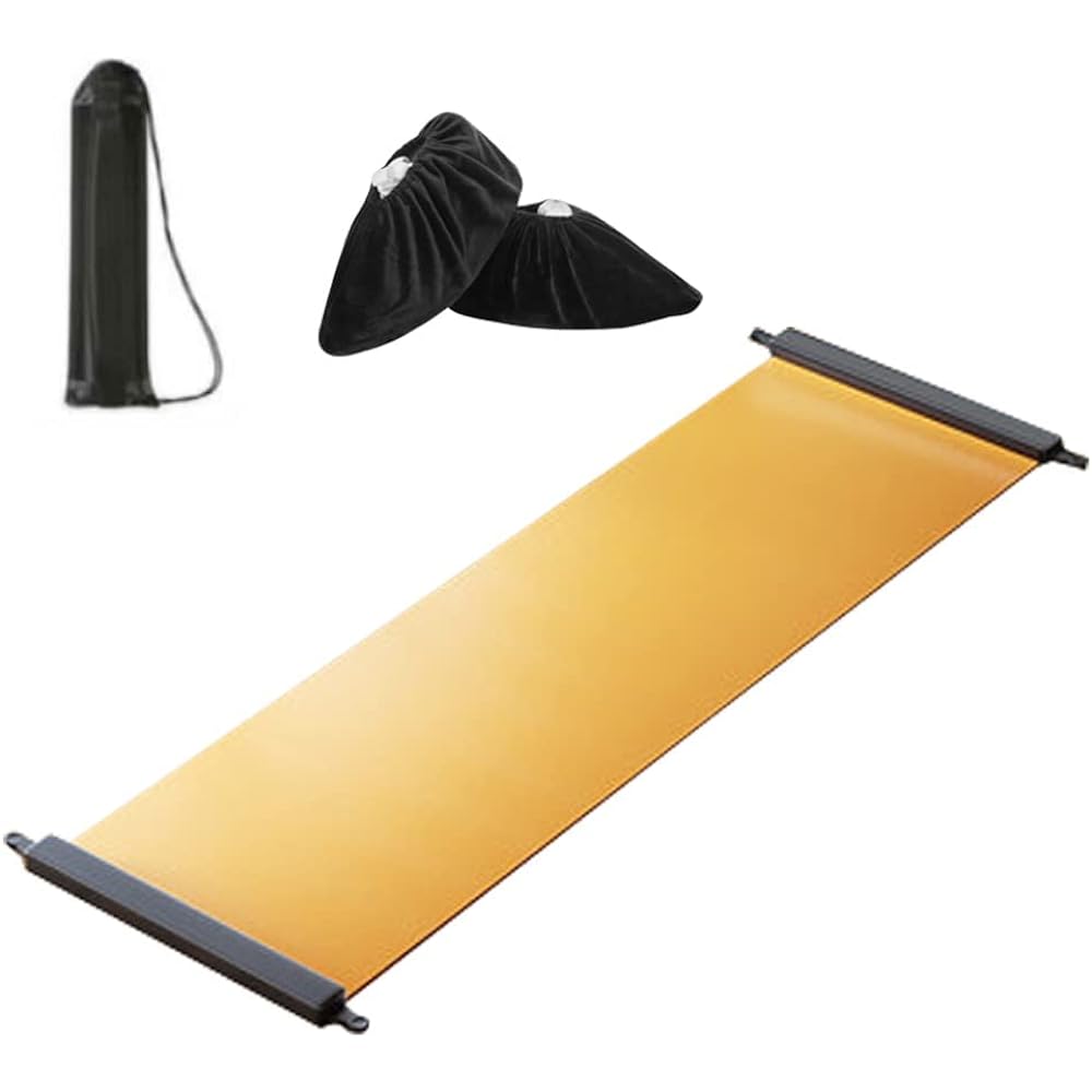 Slide Board 200cm*50cm Balance Board Sliding Board Skating Board Skating Training at Home Efficient Aerobic Exercise Core Lower Body Muscle Training Skating Training