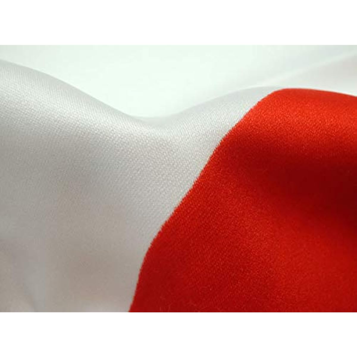 Japanese flag, Hinomaru, Made in Japan, Tetoron suede (100% polyester fabric), 140 x 210 cm, with eyelets on top and bottom left