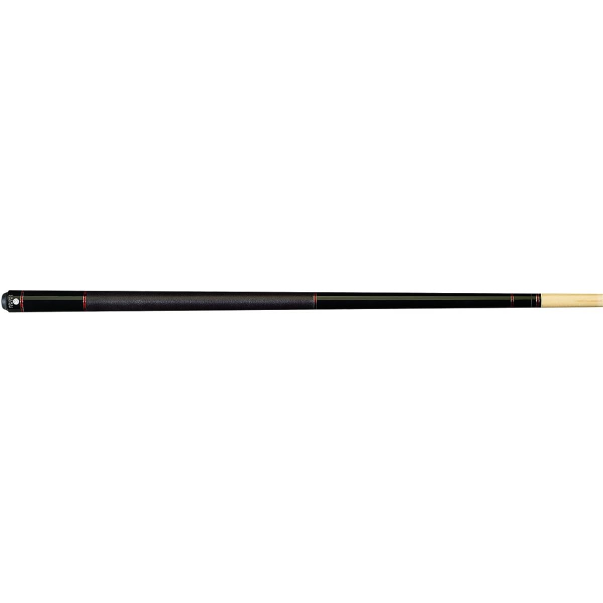 Lucasi Custom Mystic Black Pool Cue with Slim Cocobola Bands