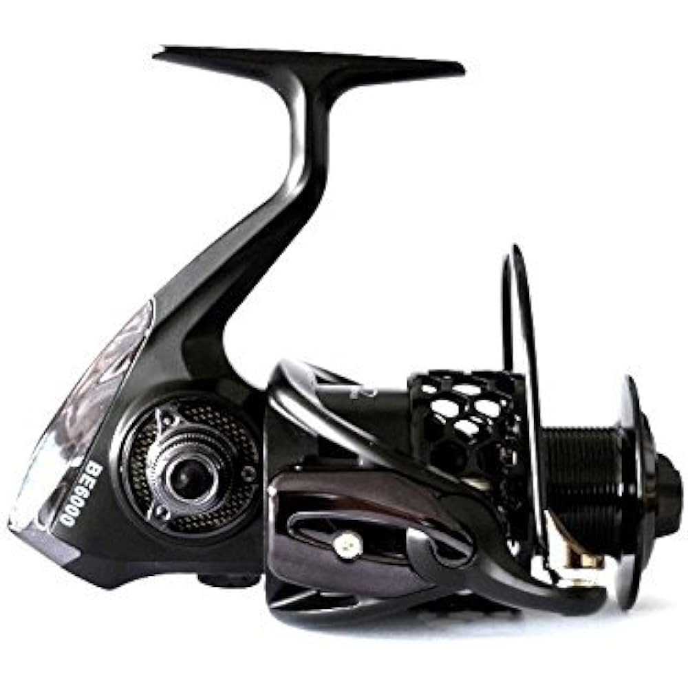 Orrudo Fishing Gear Honeycomb Spinning Reel Black 6 Ball Bearing "BE1000/2000/3000/4000/5000/6000/7000" qb010201