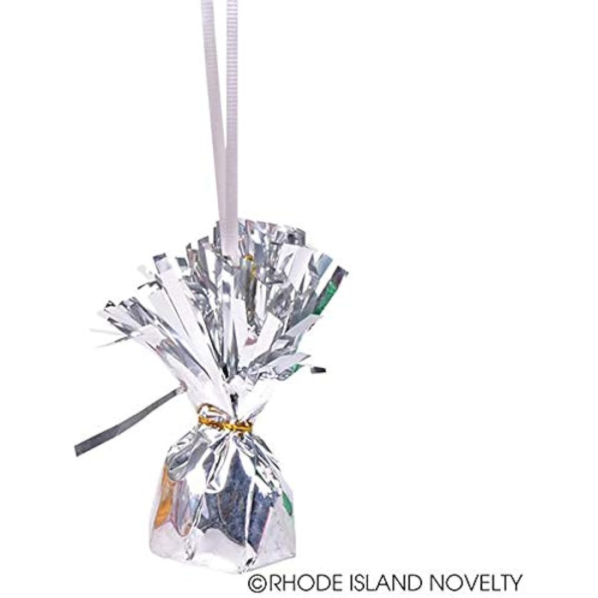 Rhode Island Novelty 5.5" Silver Metallic Balloon Weights for orders of 1 Dozen