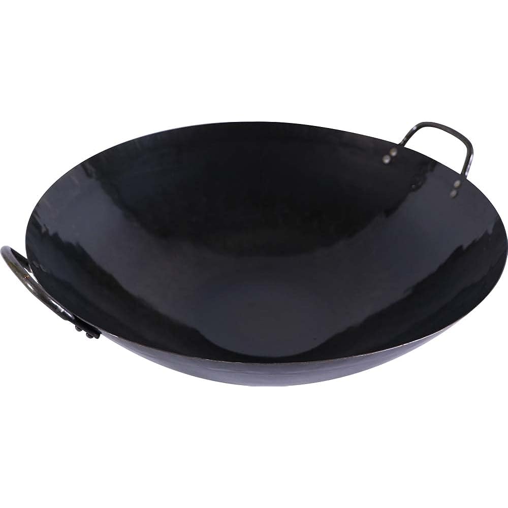 Yamada Kogyo Two Handed Wok 45cm Commercial Iron Pot Iron One Handed Wok 001006