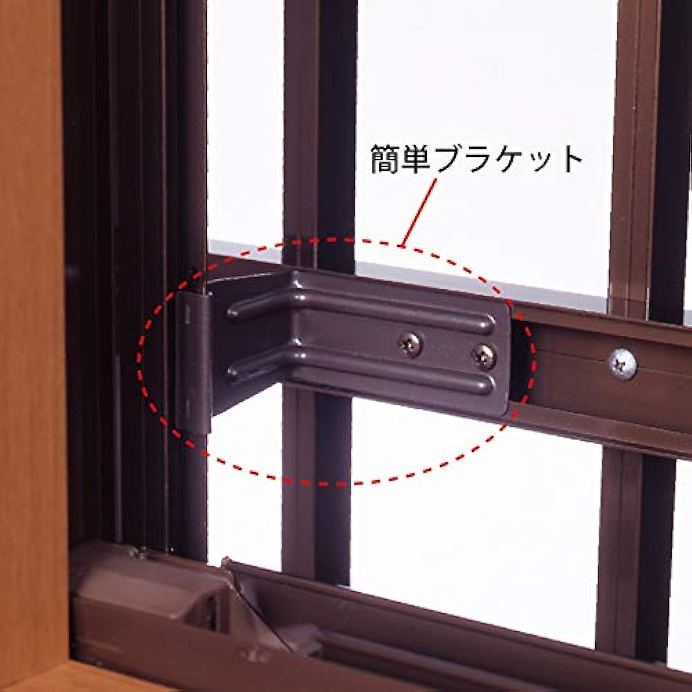 Kawaguchi Giken Security Measures Supplies Face Lattice G Width 92cm x Height 60cm B09206 Bronze