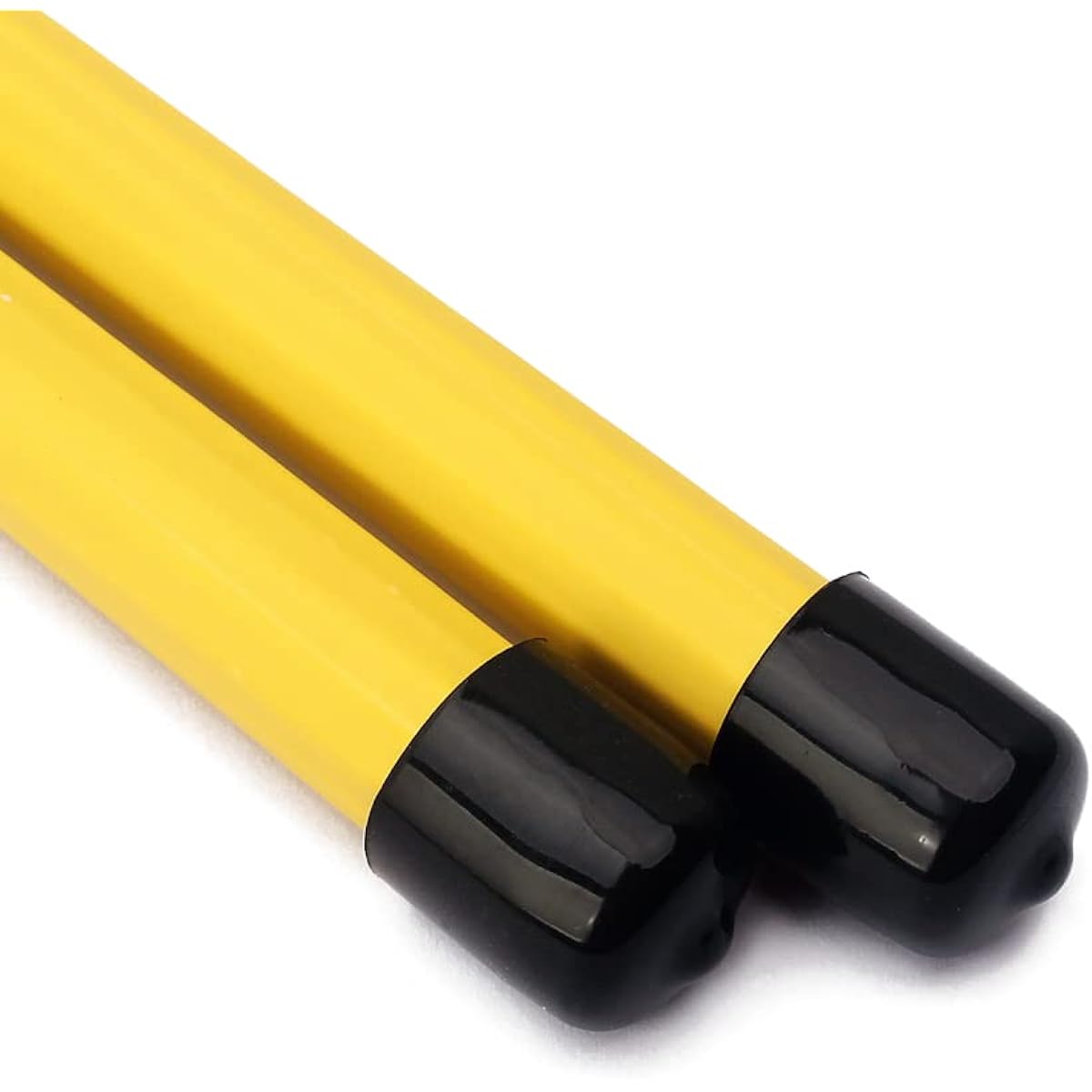 Ogdni 1 Pair Jazz Drumsticks Bamboo Hot Rod Drumsticks for Jazz Folk Music Yellow