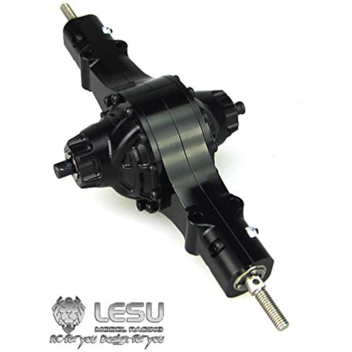 Lesu Q9024 Metal Rear Axle for 1/14 Tmy Model RC Tractor Truck Car Parts DIY