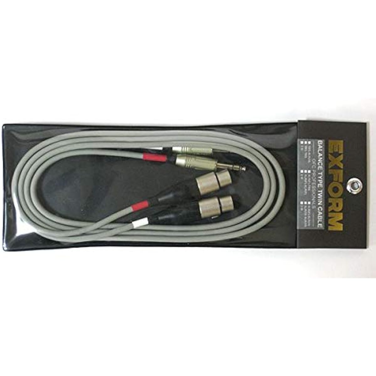 EXFORM DJ Stereo Cable XLR(F)-TRS 2m