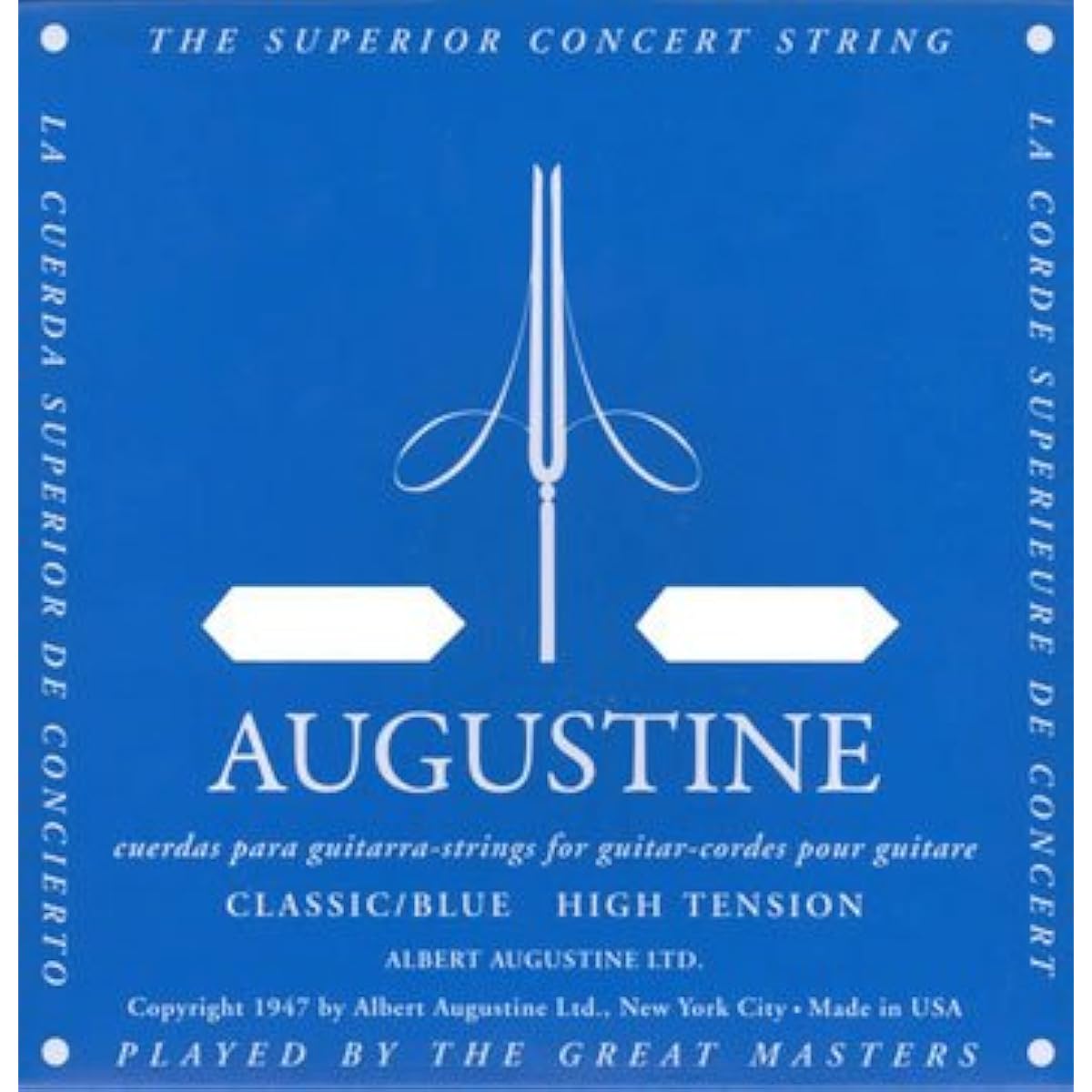 AUGUSTINE BLUE SET x 6 sets Augustine classical guitar strings, blue