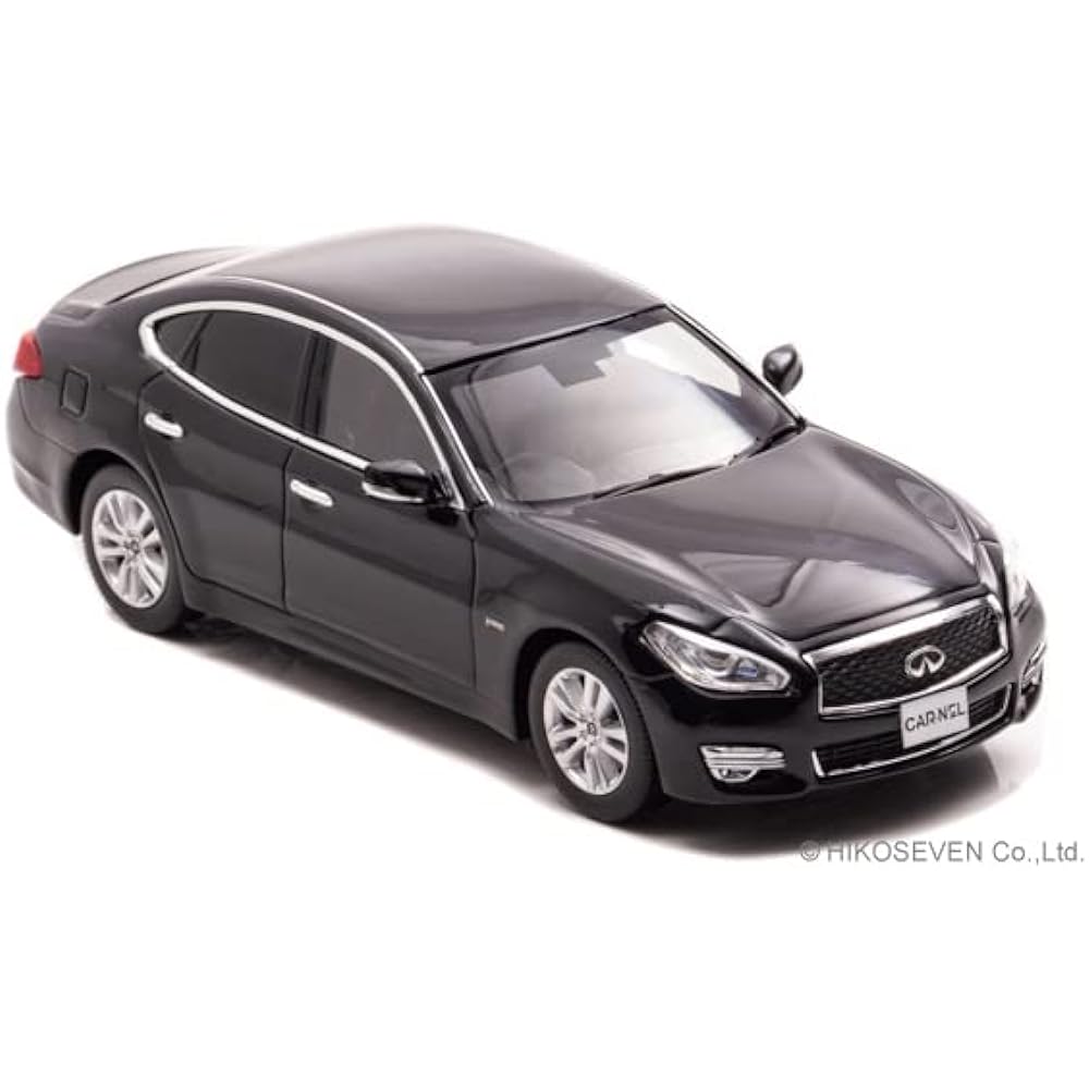 Hiko seven CARNEL 1/43 Nissan Fuga Hybrid (Y51) 2015 Super Black finished product