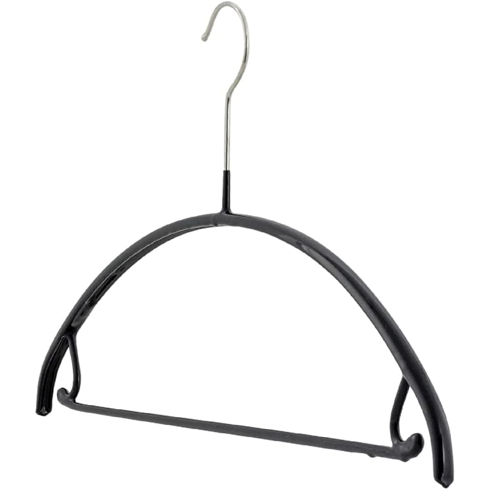 Mawa German non-slip hanger universal 42U for setup M size black set of 20