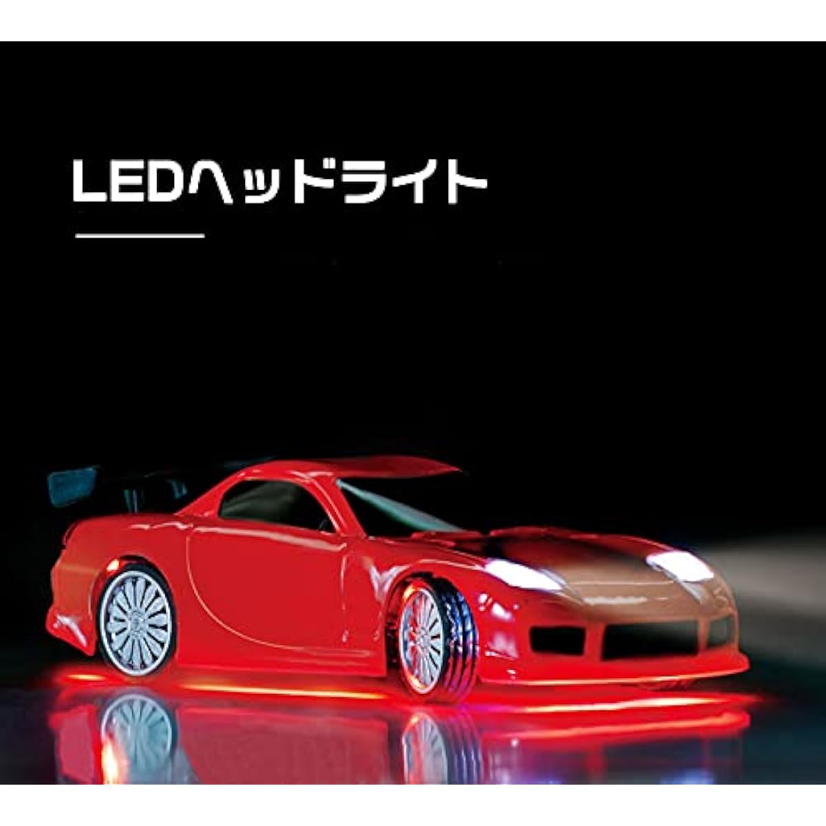 1/76 RC Car Radio Controlled Car Sports Car Super Mini 3CH 2.4Ghz Wireless Remote Control Car LED Light Car Toy Gift