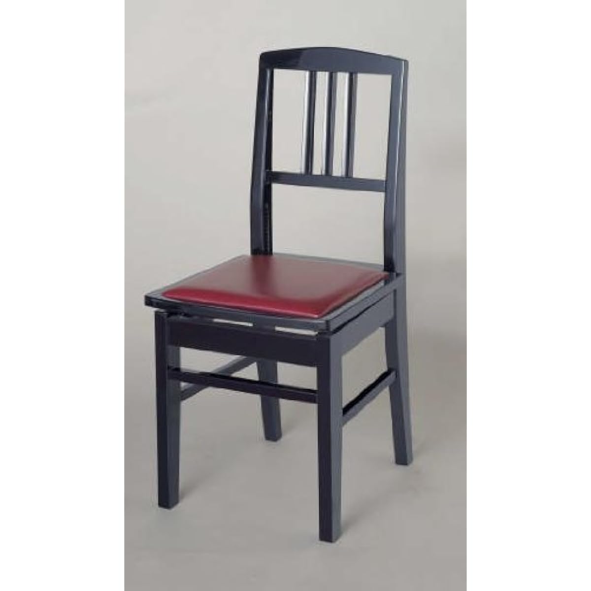 Piano stool with backrest Itomasa No.5 (black)