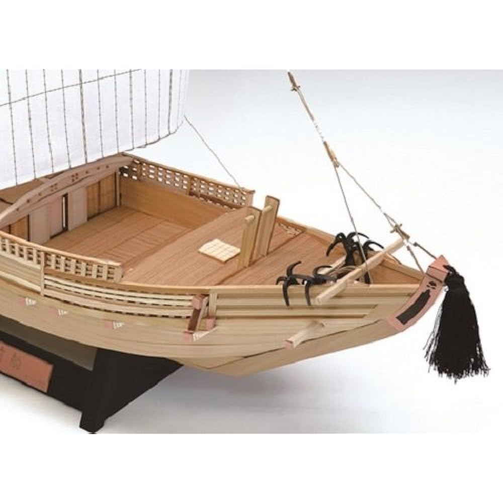 Woody Joe 1/72 Kitamaebune wooden sailing ship model assembly kit