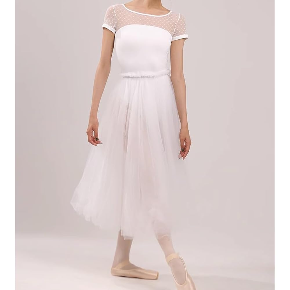 ProDance 4 Colors Stylish Mesh Half Cup Ballet Leotard Women's PLHA028B